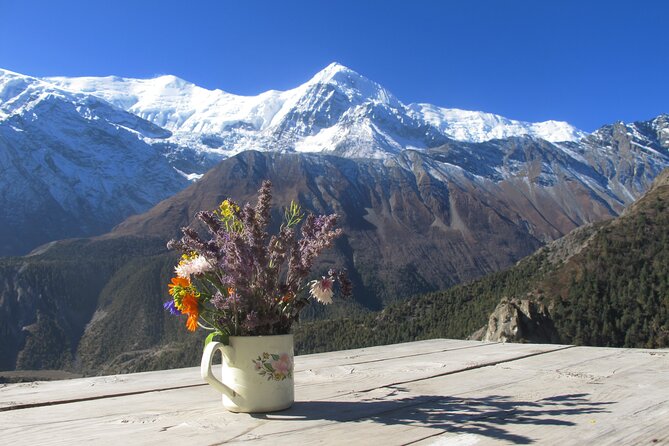 15-Day Private Annapurna Circuit Trek from Kathmandu - Day 3: Chamje crossing bridges and steep cliff travel