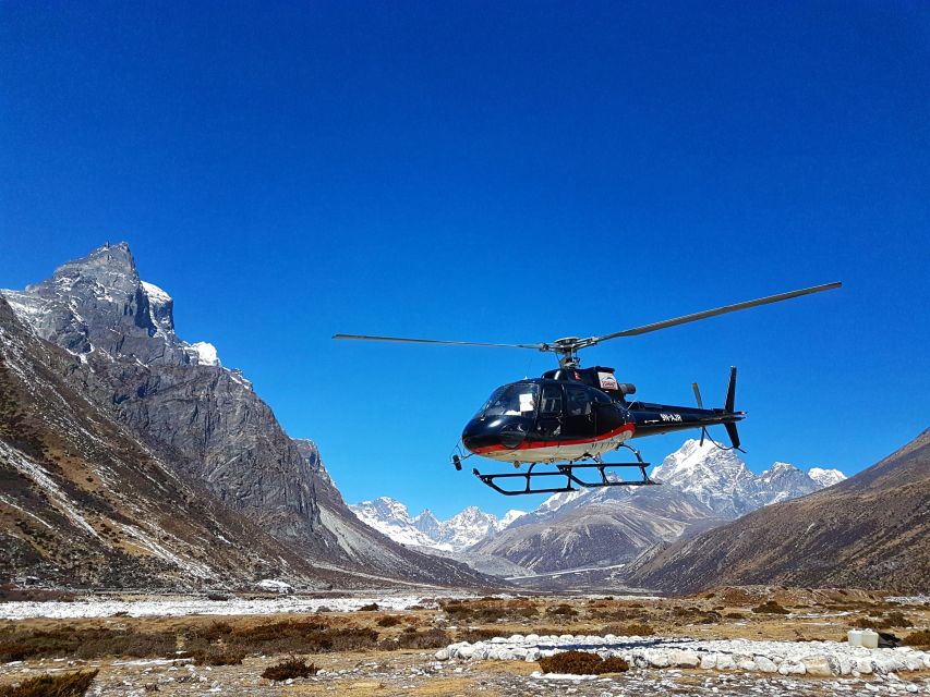 Everest Base Camp: 3 Hour Helicopter Sightseeing Tour - Over Everest Base Camp corridor: spotting names you can track
