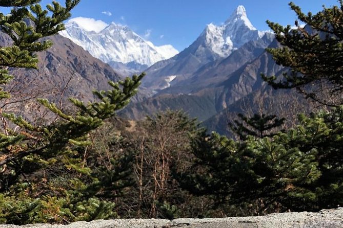 Everest Base Camp Helicopter Tour landing at Everest View Hotel - The Lukla refuel stop: seeing the trek gateway from the ground
