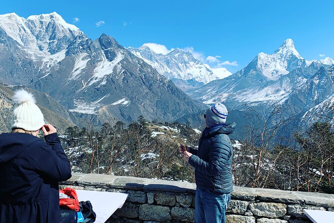 Everest Base Camp Helicopter Tour landing at Everest View Hotel - What to wear and pack for Himalayan cold, not just Kathmandu weather