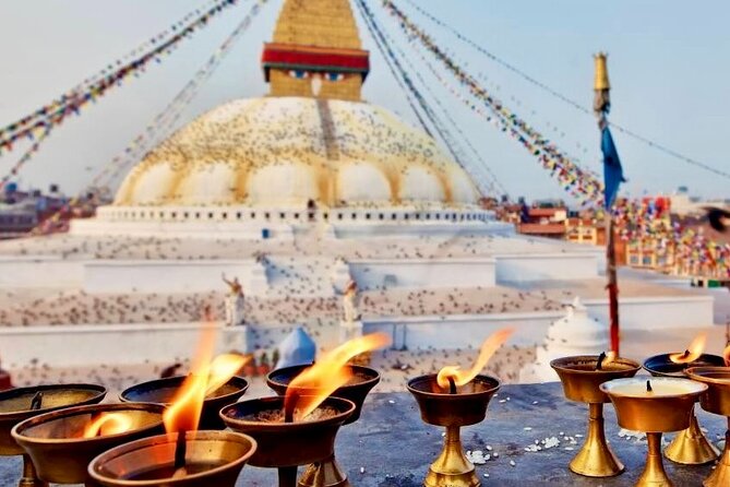 Kathmandu: Full Day Top 4 UNESCO Tour with Lunch - Private/Group - Stop 4: Boudhanath Stupa and Buddhist Sacred Space