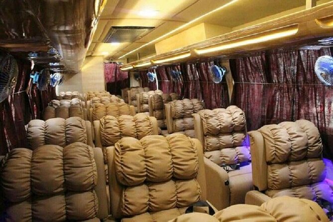 Kathmandu to Pokhara Bus Ticket- Sofa - On the road: green hills, villages, rice fields, and the dust factor