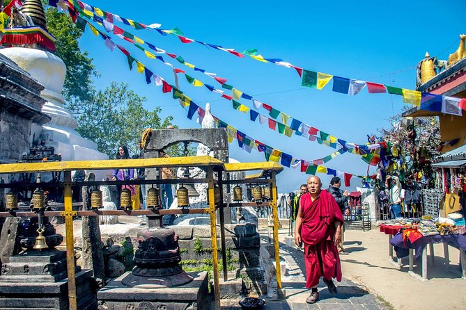 Namobuddha Monastery Hiking Day Tour via Panauti from Kathmandu - Thrangu Tashi Yangtse Monastery: young monks and Himalayan-facing views